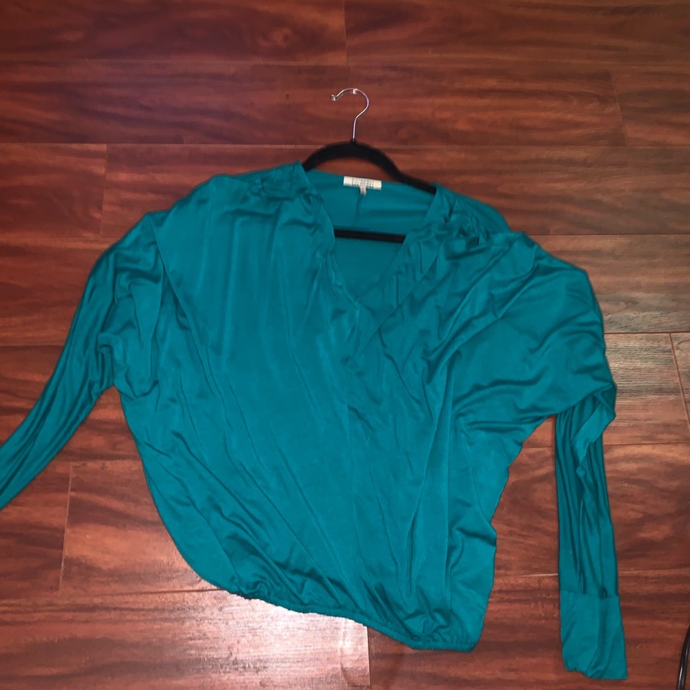 Turquoise blouse